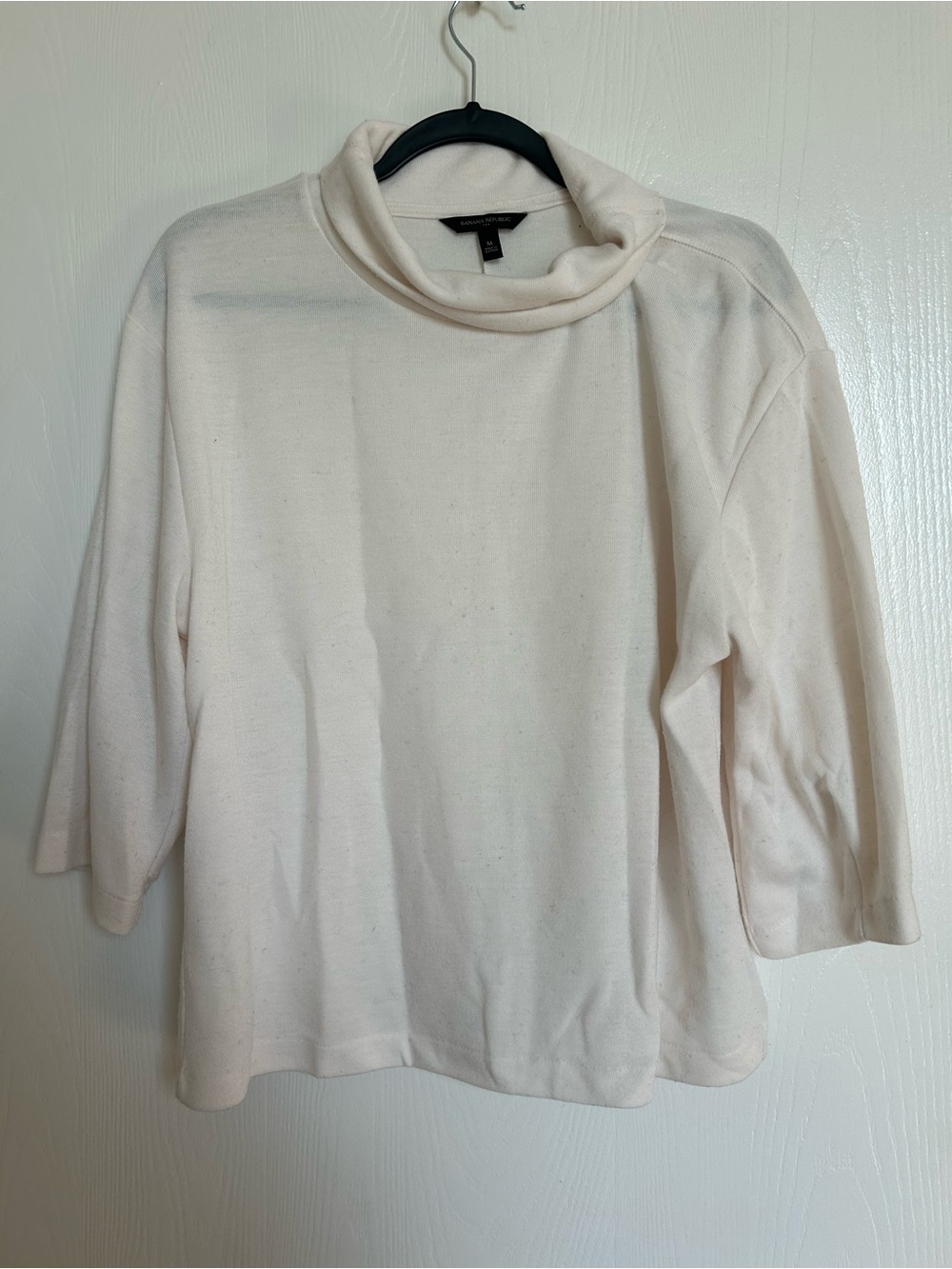 Banana Republic Mock Neck Tunic in White